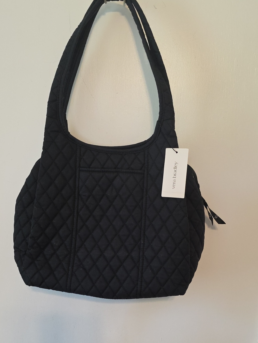 Vera Bradley Black Quilted Shoulder Bag